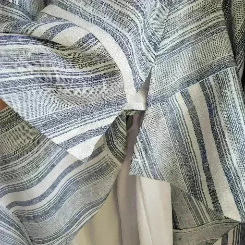 SOFT SURROUNDINGS SONYA LINEN WOMEN'S DRESS PLUS SIZE PL NWT POCKETS - Picture 8 of 14